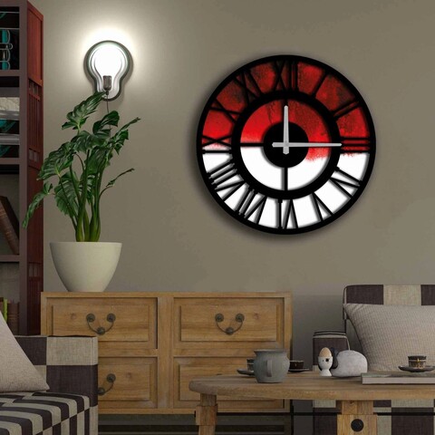 Ceas de perete, 5050ms-098, mdf, ø50 cm, multicolor