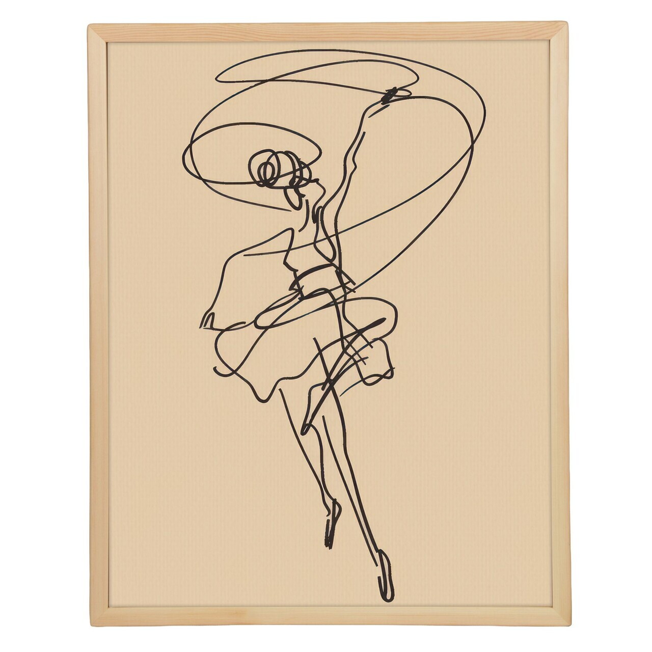 Tablou decorativ, Cc-D-Ah-1041 45 x 60, Canvas, Cadru: 100% LEMN (Grosime: 18 mm), Multicolor - view 2