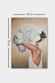 Tablou decorativ, 7436502942938-5070, Canvas, Lemn, Multicolor