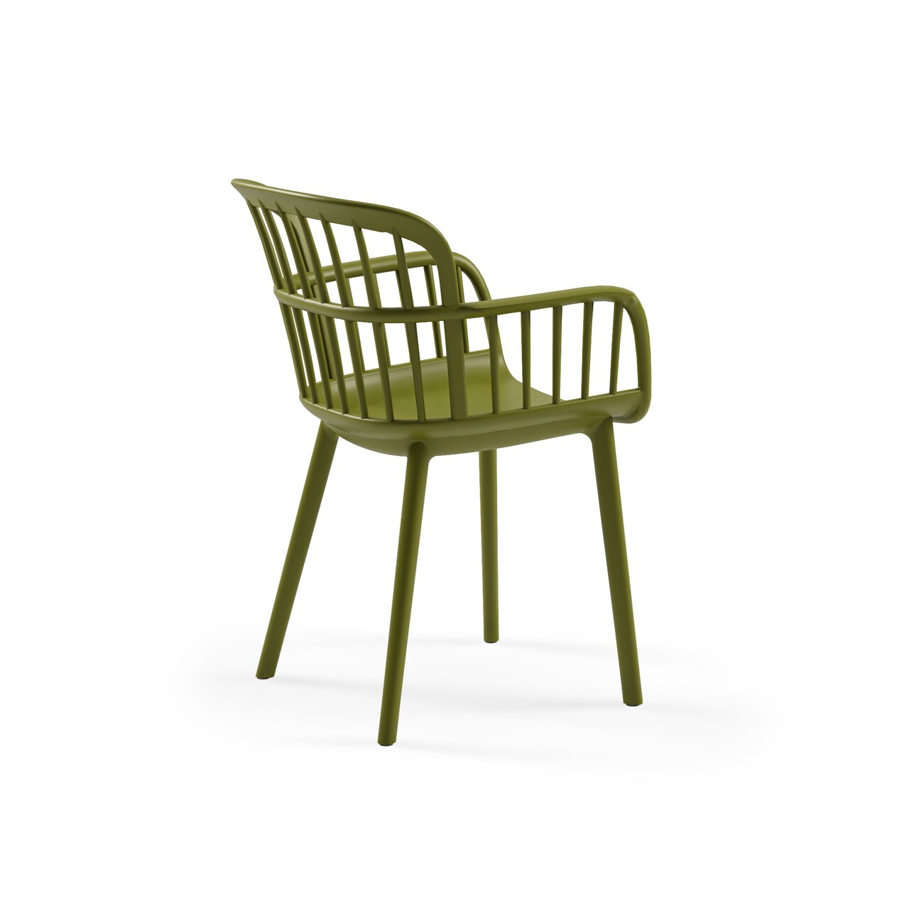 Set de scaune, Tilia, Eva-P, Polipropilena, Kaki - 1 | YEO