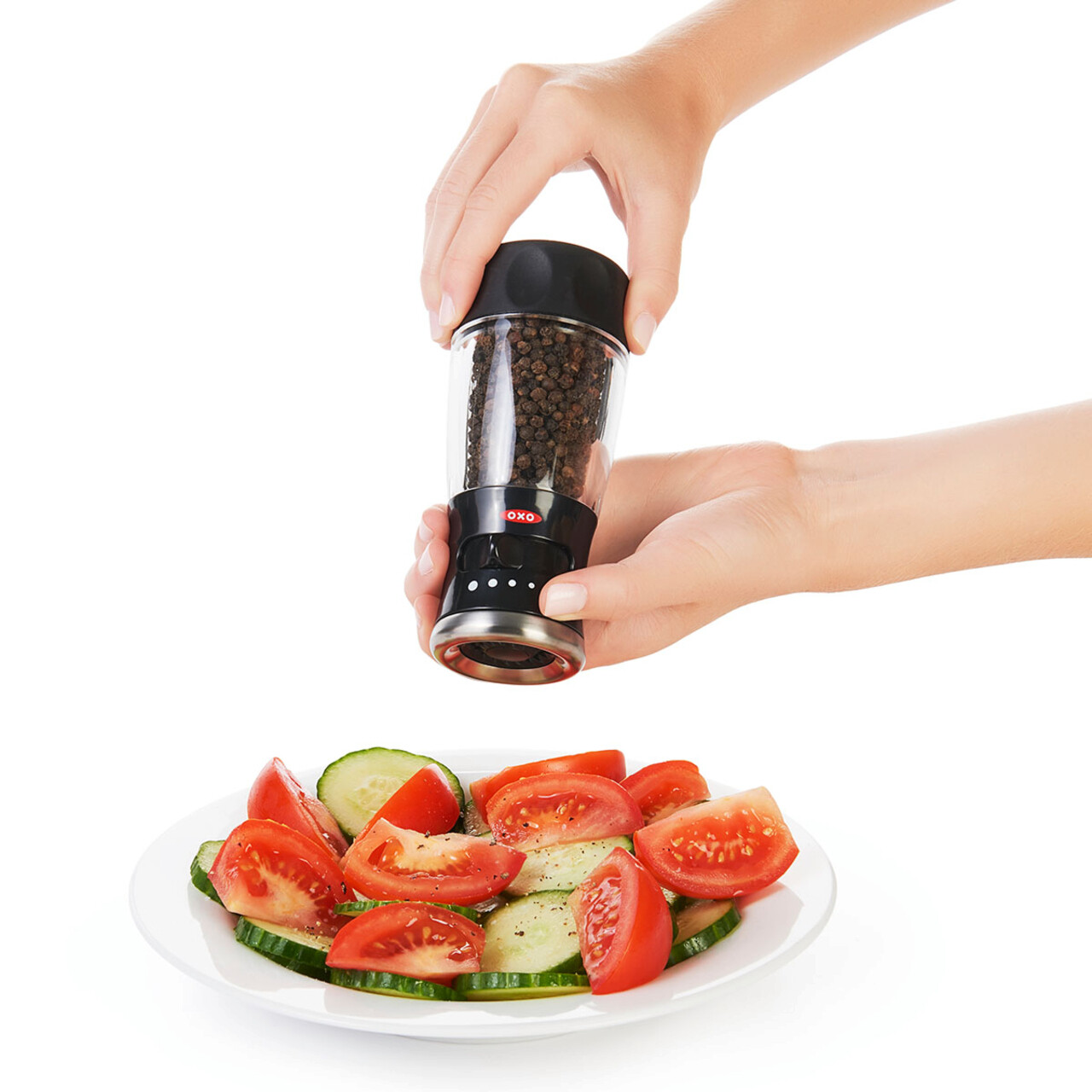 Rasnita pentru piper, 19,5 cm, acrilic, "SoftWorks" - OXO - imagine 7