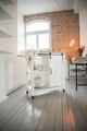 Gheridon, Wenko, Country House, 80 x 40 x 88.5 cm, lemn/mdf, alb
