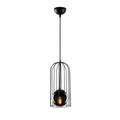 Lustra, Tatum, 584TTM1317, Metal, Negru / Fume