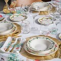 Set 6 pahare pentru vin rosu Margot, Andrea Fontebasso, 540 ml, sticla, auriu/transparent