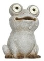 Lampa solara de gradina Frog, Lumineo, H14cm, alb