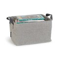Cos de rufe / cos depozitare, pliabil, Brabantia, Linn, 35 L, 37x44x26 cm, textil, gri