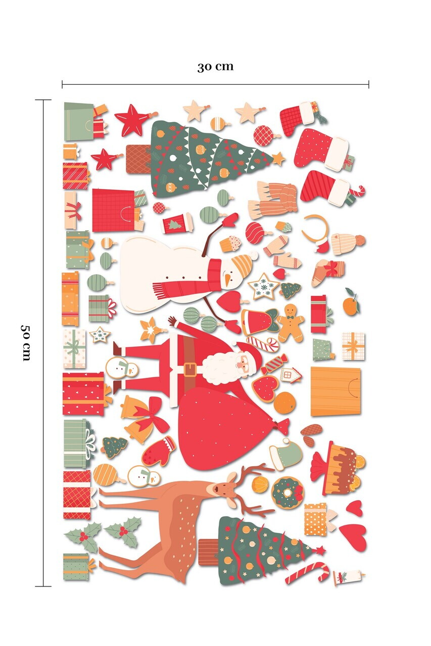 Sticker decorativ, 309012, 30 x 50 cm, Multicolor — imaginea 4