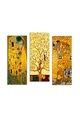 Set 3 tablouri decorative, MDF0067, MDF , 20 x 50 cm, 3 piese, Multicolor