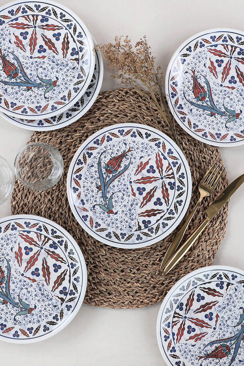 Set farfurii pentru desert, Keramika, 275KRM1371, Ceramica, Alb