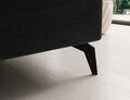 Coltar extensibil stanga 4 locuri ELTAP, Sol-21, Solange, 292x196x84 cm, lemn/poliester, gri inchis