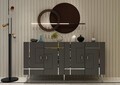 Consola, Olivia, Line KB150, Antracit / Argintiu