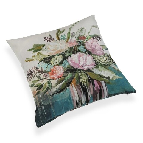 Perna decorativa Bouquet, Versa, 45 x 45 cm, poliester Bouquet