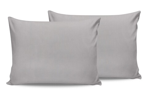 Set 2 fete de perna, 60x60 cm, 100% bumbac ranforce, Beverly Hills Polo Club, Grey, gri