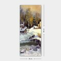 Tablou decorativ, DKY287195121_3080, Canvas, 30 x 80 cm, Multicolor