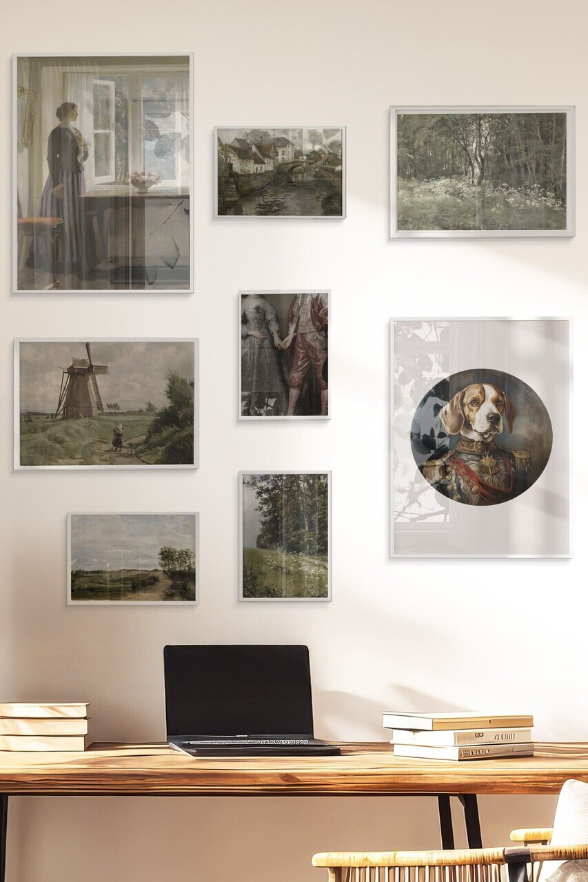Tablou decorativ, Çgs-065-White-Byk, Lemn masiv, Față: 100% PVC STICLĂ, Multicolor - view 3