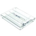 Organizator tacamuri pentru sertar bucatarie Linus, iDesign, 26.5x35x5.7 cm, plastic