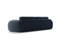Canapea extensibila 3 locuri, Tonale, Cosmopolitan Design, 262x105x88 cm, tesatura chenille, albastru navy