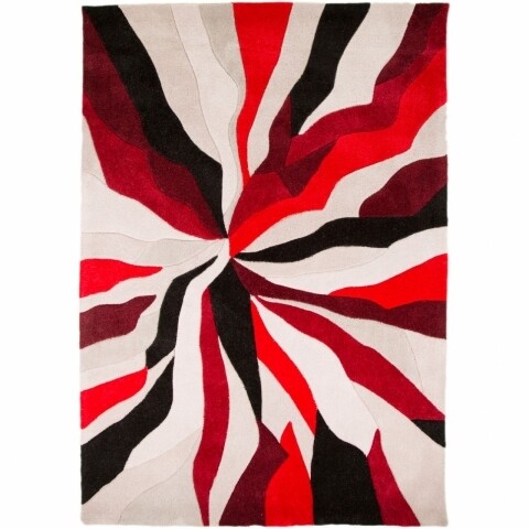 Covor Infinite Splinter Red 80X150