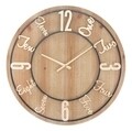 Ceas de perete, Black Gold, Mauro Ferretti, 60 cm, fier/MDF