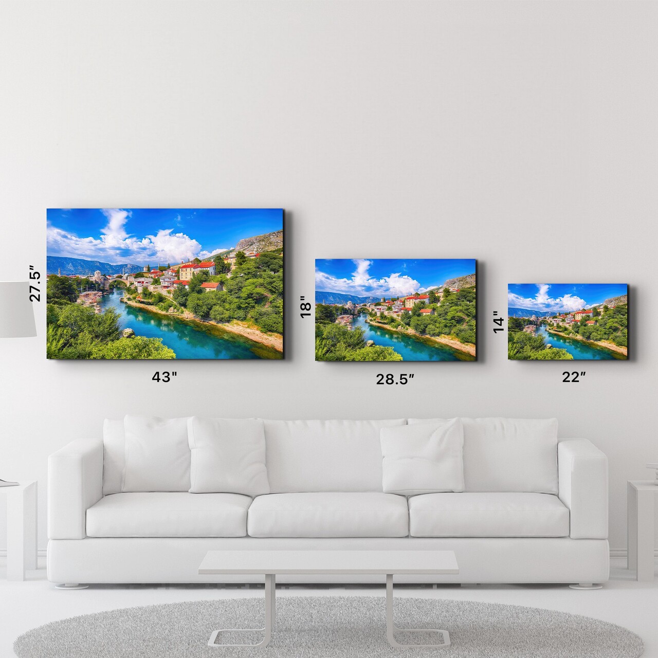 Tablou decorativ, SPR-1450, Dimensiune: 35 x 55 cm, Multicolor - view 6
