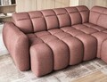 Coltar extensibil dreapta 4 locuri ELTAP, RT-24PAO, Falconn, 258x208x107 cm, lemn/poliester, roz inchis