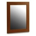 Oglinda decorativa Charlotte, Gift Decor, 39 x 49 cm, maro