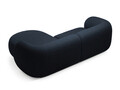 Coltar dreapta 2 locuri, Kate, Micadoni, 255x176x76 cm, tesatura boucle, albastru inchis