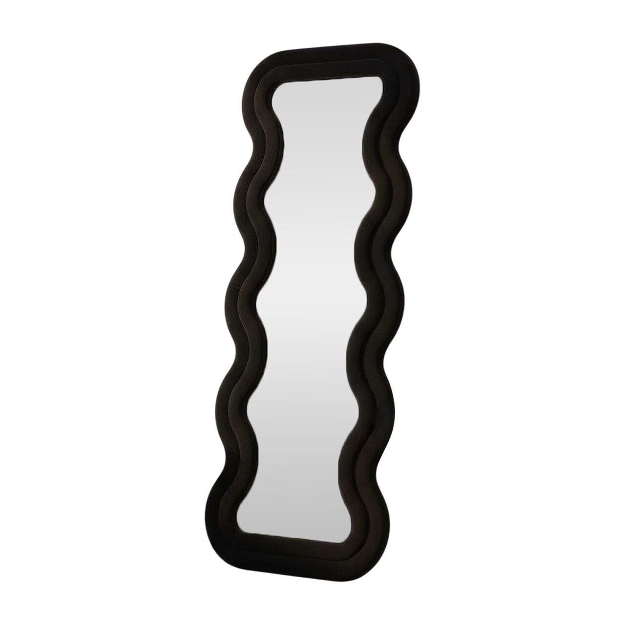 Oglinda Cheval, Hanah Home, Mundo, 65x170 cm, MDF , Negru