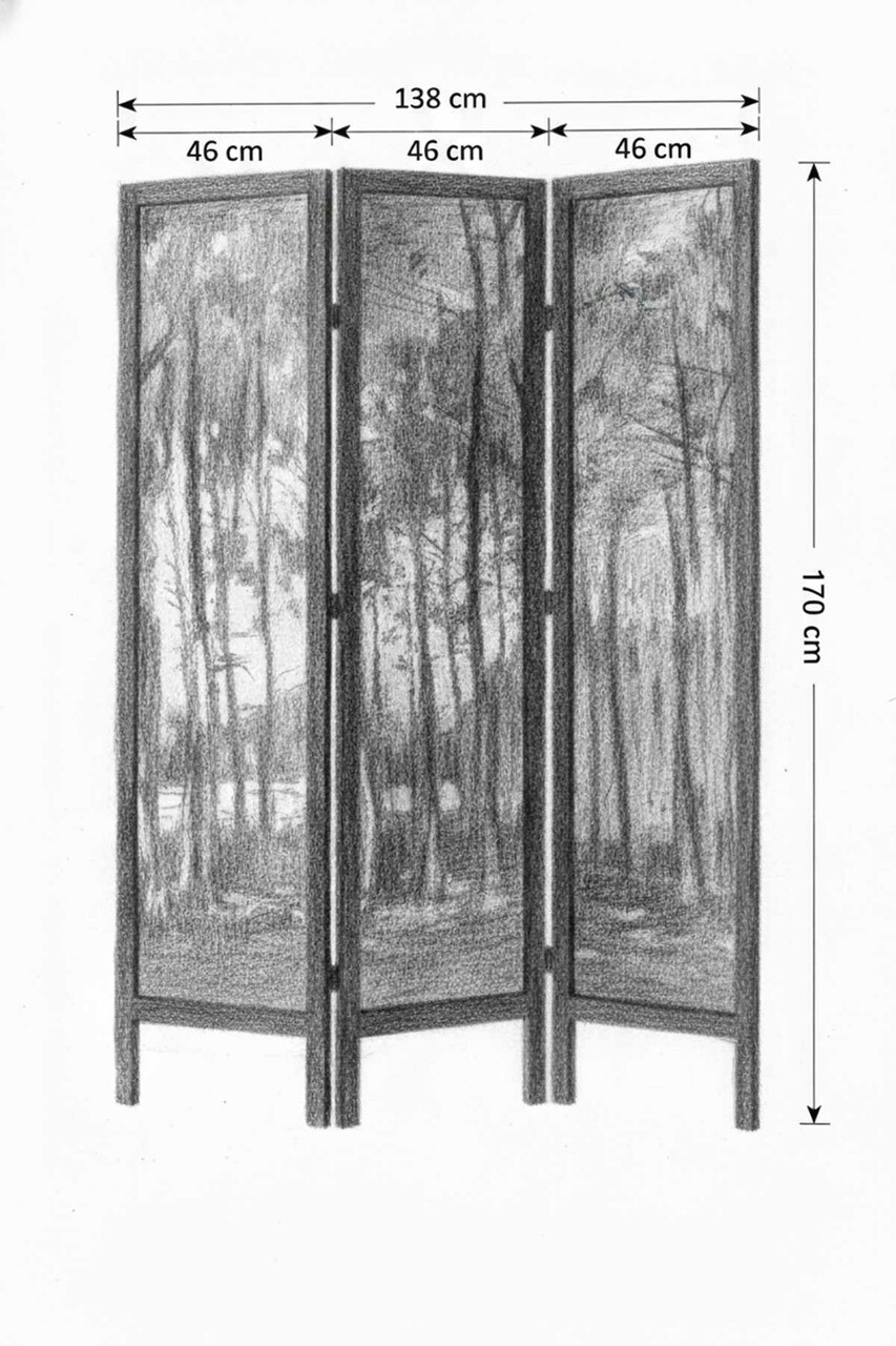 Separator de cameră, Art3Prvnahsp3, Multicolor - imagine 5