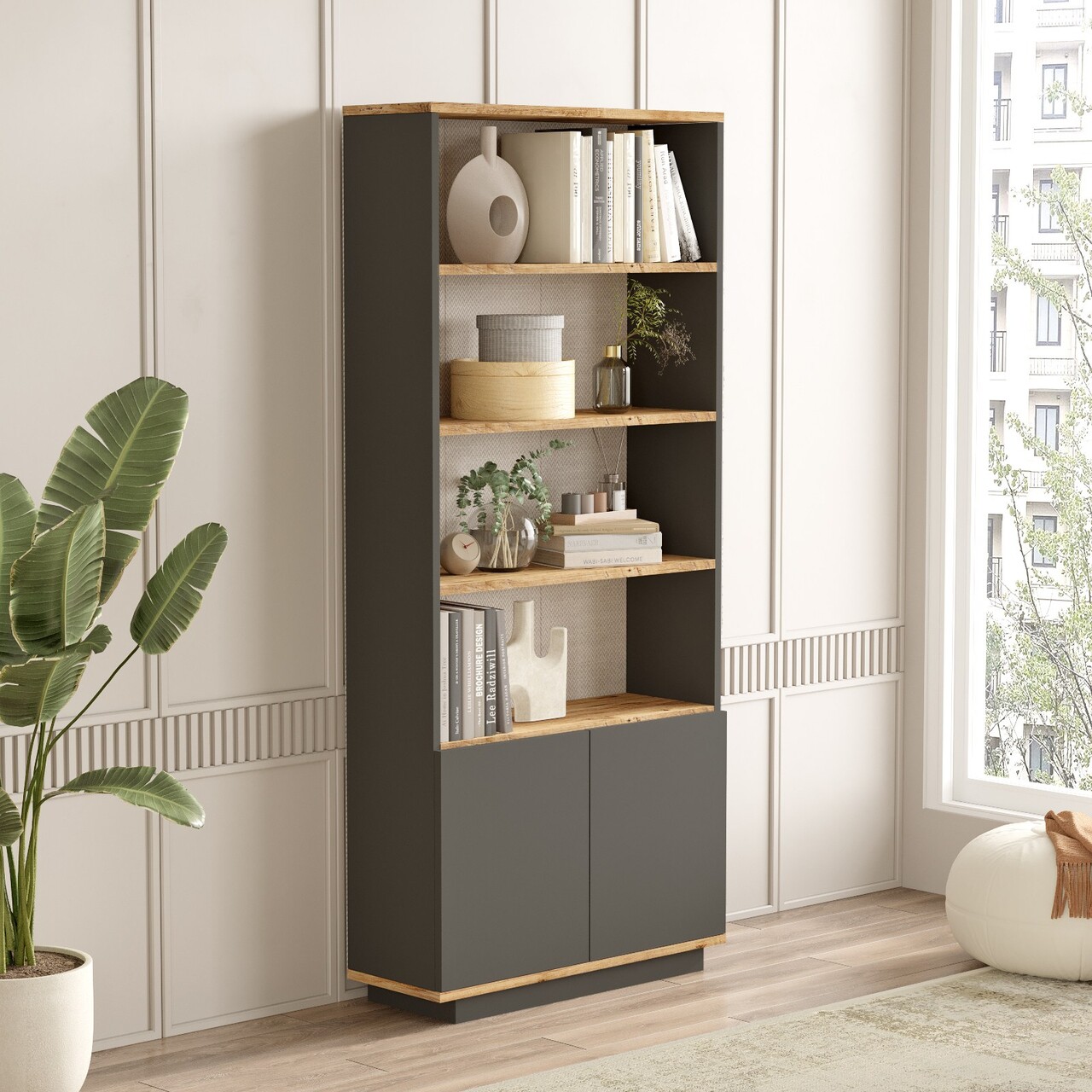 Corp biblioteca, Locelso, FR16-AA, Pin Atlantic / Antracit - 1 | YEO