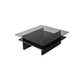 Masuta de cafea, Neostill, Saga Square, Negru / Fume