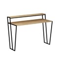 Birou Pal, Decortie, 126x29x91.5 cm, bej
