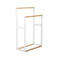 Suport pentru prosoape Loke, Homla, 51.5x24.5x66.5-81.5 cm, lemn, natur/alb
