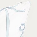 Lenjerie de pat pentru o persoana Vivienne, Homla, 2 piese, 140x200 cm, microfibra din poliester, alb/albastru