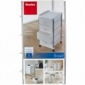 Dulap portabil cu 4 sertare Metaltex Basel