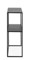 Consola Alrik, Bizzotto, 78x27x78 cm, otel, negru