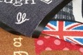 Covoras de intrare, Olivo Tappeti, Floor 2, Welcome, 45 x 75 cm, polipropilena, multicolor