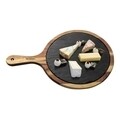 Platou servire, Zokura, 36.7 x 25 cm, lemn acacia/ardezie