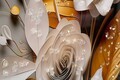 Tablou decorativ Flora M, Mauro Ferretti, 42x62 cm, metal/lemn de brad/canvas, multicolor