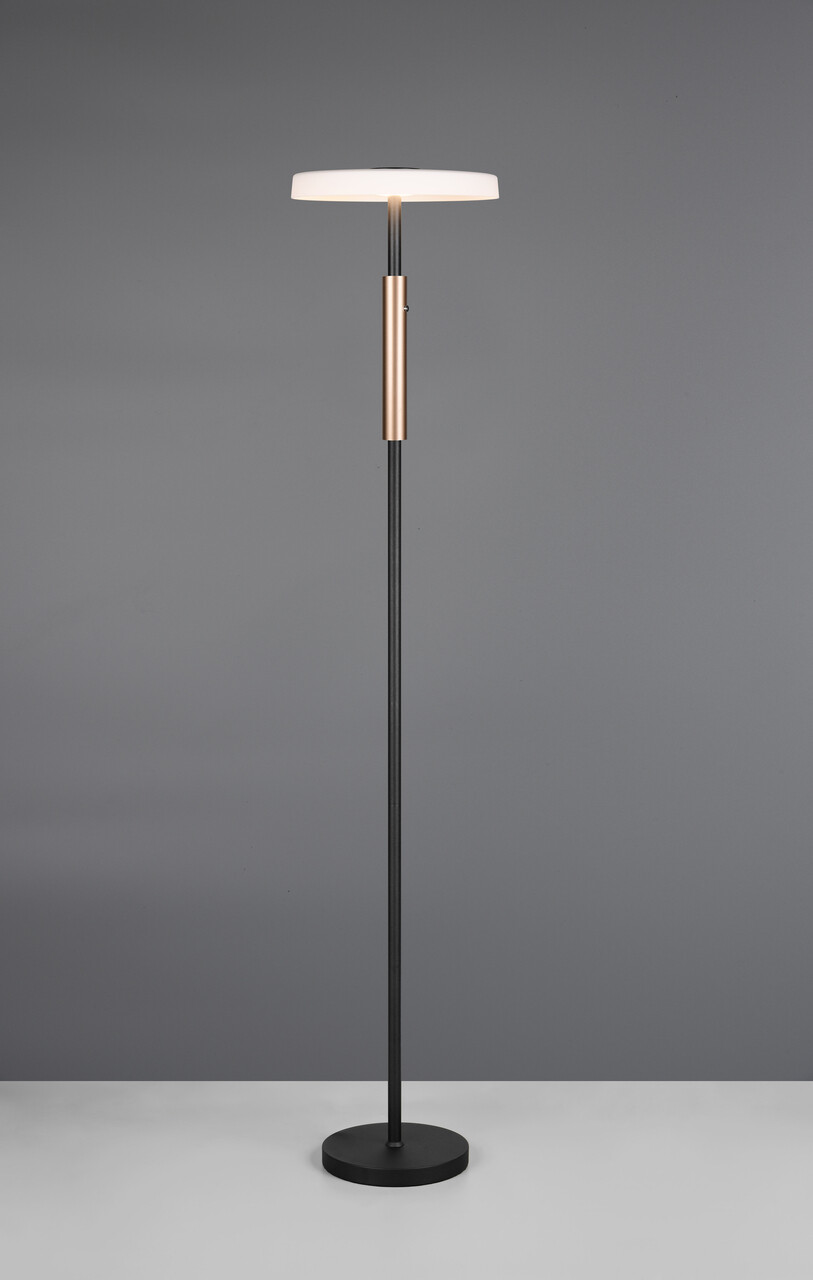 Lampadar Celeste, TRIO, 33x160 cm, 15W, 1x SMD LED, metal, negru/gri - 2 | YEO