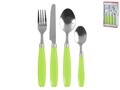 Set tacamuri 24 piese Dinamika, Pengo, inox/plastic, verde