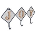 Cuier Joy, Creaciones Meng, 3 agatatori, 60x28 cm, MDF/metal