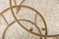 Set masuta de cafea, Nordure, Aurum, Auriu / Transparent