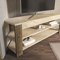 Comoda TV, Zena Home, Rita, Alb / Oud Stejar