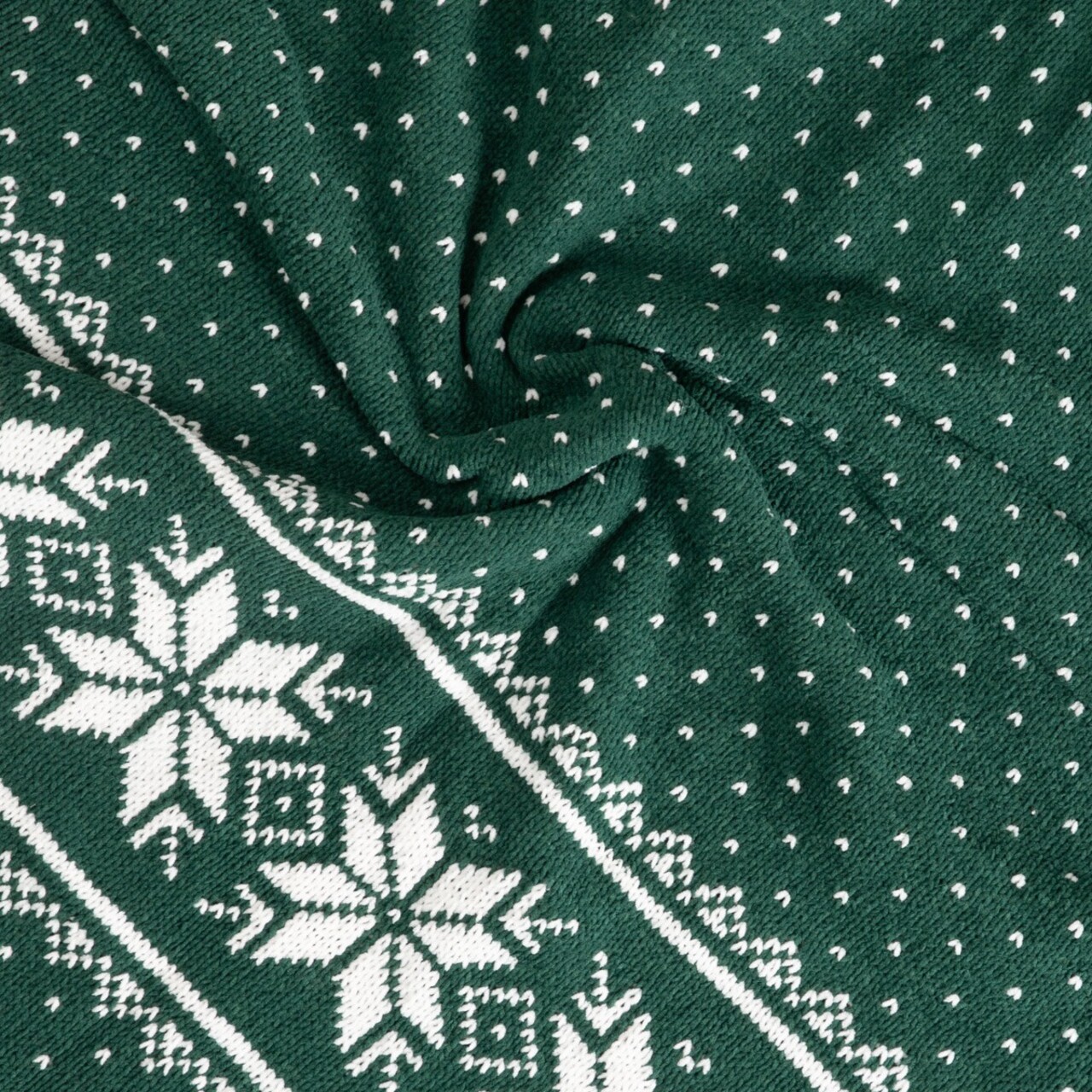 Patura Liri, Homla, 150x200 cm, poliester, verde/alb - 1 | YEO