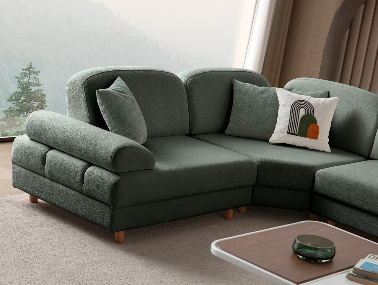 Coltar, Atelier del Sofa, 752EST1430, Verde — imaginea 4