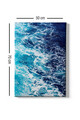 Tablou decorativ, Kanvas Tablo (50 x 70), Canvas, Lemn, Multicolor