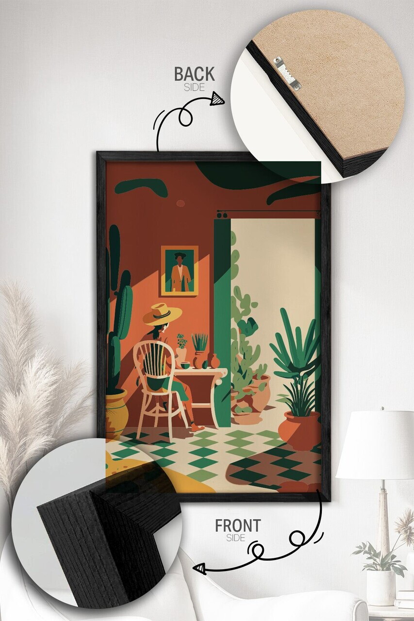 Tablou decorativ, Artnewclsyh36-3348, Lemn masiv, MDF, Multicolor - view 4