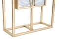 Ceas de masa Pearl Gold, Mauro Ferretti, 20x30 cm, fier, auriu