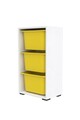 Dulap multifunctional, Estella, Bronz 3D, Alb / Galben